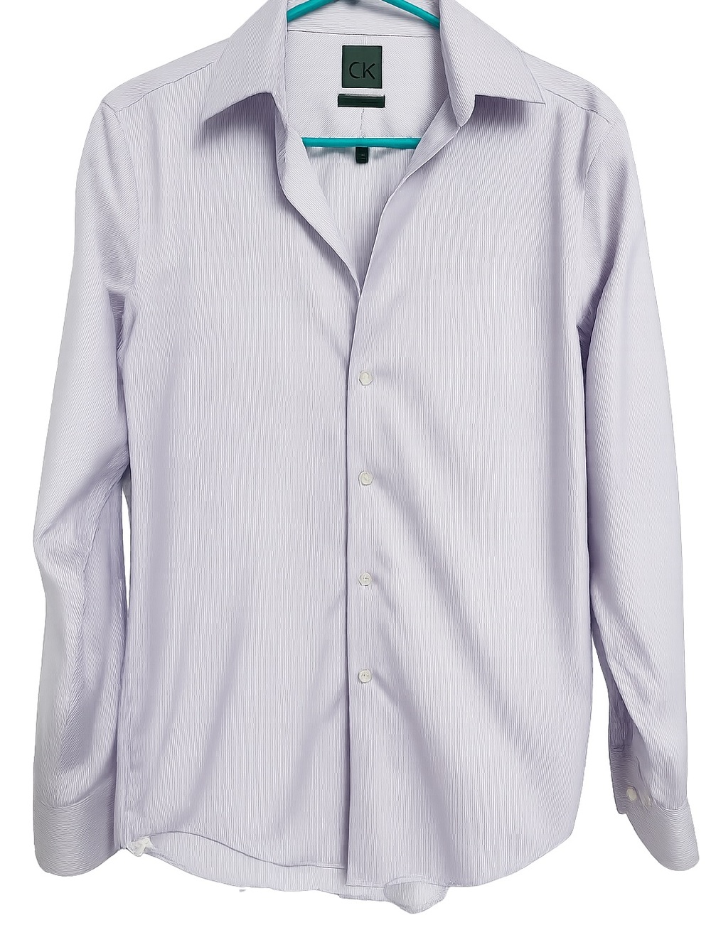 Calvin Klein Men's Lavender Dress Shirt 14 1/2, 32-33